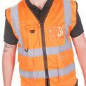 Beeswift Hi-Vis Executive Mesh Vest Orange additional 1