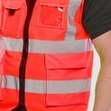 Beeswift Hi-Vis Executive ID Vest Red additional 3
