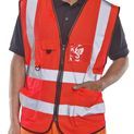 Beeswift Hi-Vis Executive ID Vest Red additional 1