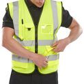 Beeswift Hi-Vis Executive ID Vest Saturn Yellow additional 2