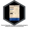 Beeswift Vira-Chem Disposable Laminated Coverall Type 5/6 White additional 8