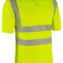 Beeswift Envirowear Hi-Vis Short Sleeve Recyclable Polo Shirt Saturn Yellow additional 1