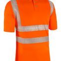 Beeswift Envirowear Hi-Vis Short Sleeve Recyclable Polo Shirt Orange additional 1