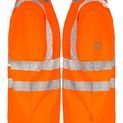 Beeswift Envirowear Hi-Vis Short Sleeve Recyclable Polo Shirt Orange additional 4