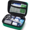 Click Medical Bs8599-2 Small Travel First Aid Kit In Handy Feva Bag Green additional 1