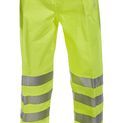 Beeswift Birkdale Hi-Vis Waterproof Breathable Trousers Saturn Yellow additional 1