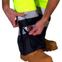 Beeswift Belfry Two-Tone Hi-Vis Waterproof Trousers Saturn Yellow / Navy additional 2
