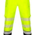 Beeswift Deltic Hi-Vis Two-Tone Ripstop Breathable And Waterproof Rail Overtrouser Saturn Yellow / Navy additional 2