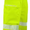 Beeswift Deltic Hi-Vis Two-Tone Ripstop Breathable And Waterproof Rail Overtrouser Saturn Yellow / Navy additional 5