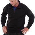 Beeswift Quarter Zip Sweatshirt Black additional 2