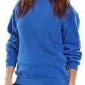 Beeswift Polycotton Sweatshirt Royal Blue additional 1