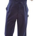 Beeswift Cotton Drill Bib And Brace Navy Blue additional 1