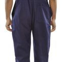 Beeswift Cotton Drill Bib And Brace Navy Blue additional 2
