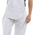 Beeswift Cotton Drill Bib And Brace White additional 1