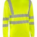 Beeswift Envirowear Hi-Vis Recyclable Sweatshirt Saturn Yellow additional 1