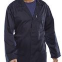 Beeswift Poly Cotton Warehouse Coat Navy Blue additional 2