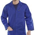 Beeswift Poly Cotton Warehouse Coat Royal Blue additional 2