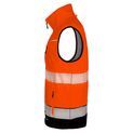 Beeswift Deltic Two-Tone Hi-Vis Softshell Rail Bodywarmer Orange / Black additional 4