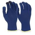 Beeswift Touch Screen Knitted Gloves Blue (10 Pack) additional 1