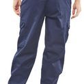 Beeswift Ladies Polycotton Trousers Navy Blue additional 2