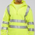 Beeswift Essential Quarter Zip Sweatshirt Hi-Vis Jumper Saturn Yellow additional 3