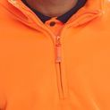 Beeswift Essential Quarter Zip Sweatshirt Hi-Vis Jumper Orange additional 4