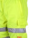 Beeswift Fleece Jogger Hi-Vis Trousers Saturn Yellow additional 3