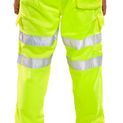 Beeswift Fleece Jogger Hi-Vis Trousers Saturn Yellow additional 4