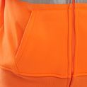 Beeswift Essential Hi-Vis Zipped Hoodie Orange additional 5