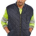 Beeswift Reversible Hi-Vis Interactive Bodywarmer Saturn Yellow / Navy additional 2