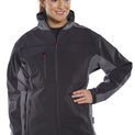 Beeswift Two-Tone Soft Shell Jacket Black/Grey additional 3