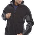 Beeswift Two-Tone Soft Shell Jacket Black/Grey additional 2