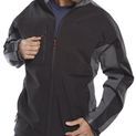 Beeswift Two-Tone Soft Shell Jacket Black/Grey additional 1