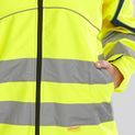 Beeswift Eton Hi-Vis Soft Shell Jacket Saturn Yellow / Navy additional 4