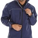 Beeswift Soft Shell Jacket Navy Blue additional 1