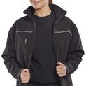 Beeswift Soft Shell Jacket Black additional 7