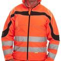 Beeswift Eton Hi-Vis Soft Shell Jacket Orange / Black additional 2