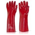 Beeswift PVC Gauntlet Gloves Red (10 Pack) additional 4