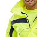 Beeswift Eton Hi-Vis Breathable Jacket Saturn Yellow additional 3