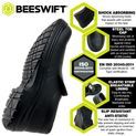 Beeswift Micro-Fibre Slip On Shoe S2 Black additional 3