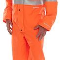 Beeswift Hi-Vis Pu Breathable Coverall Orange additional 1