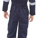 Beeswift Burgan Fire Retardant Anti-Static Boilersuit Navy Blue additional 3
