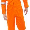 Beeswift Burgan Fire Retardant Anti-Static Boilersuit Orange additional 1
