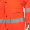 Beeswift Hi-Vis Breathable Pu Jacket Orange additional 3