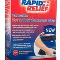 Rapid Relief Deluxe Reusable Hot/Cold Compress Wrap 9"X 13" Blue additional 1