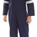 Beeswift Nordic Design Fire Retardant Boilersuit Navy Blue additional 1