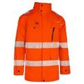 Beeswift Deltic Hi-Vis Ripstop Breathable And Waterproof Rail Jacket Orange additional 1