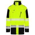 Beeswift Deltic Hi-Vis Two-Tone Ripstop Breathable And Waterproof Rail Jacket Saturn Yellow / Navy additional 2