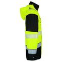 Beeswift Deltic Hi-Vis Two-Tone Ripstop Breathable And Waterproof Rail Jacket Saturn Yellow / Navy additional 3