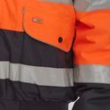 Beeswift Two-Tone Hi-Vis Europa Bomber Jacket Orange / Navy additional 5